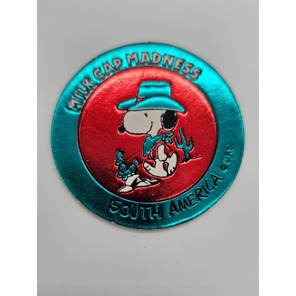 Milk Cap Madness‎ Snoopy South America Milk Caps Collectible